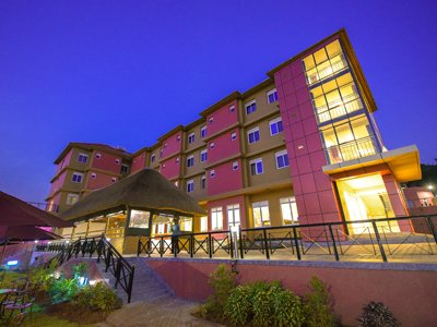 Nyumbani Hotel at night